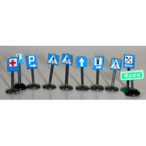 Znaki drogowe informacyjne- 10 sztH0