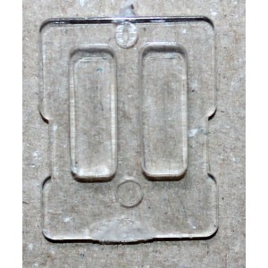 2 okna (szyby) drzwi przejściowych wagonu osobowego- Piko H0