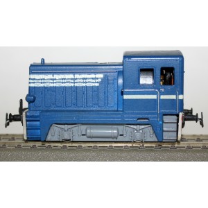 Niebieski diesel manewrowy BN150 ČSD - Gützold/ PIKO H0