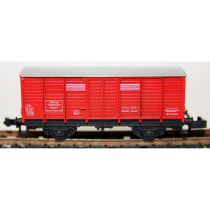 2-osiowy kryty pociągów ratunkowych DB- Trix N