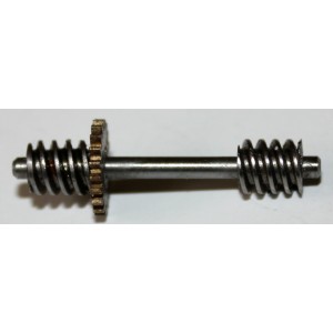Wał ślimakowy 28 mm z metalową zębatką lokomotyw- Rokal/ Zeuke TT