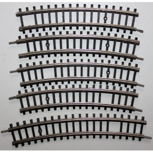 5 używanych łuków z różnymi brakami o promieniu 286 mm- Rokal TT