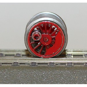 Koło napędowe 15 mm lokomotyw H0