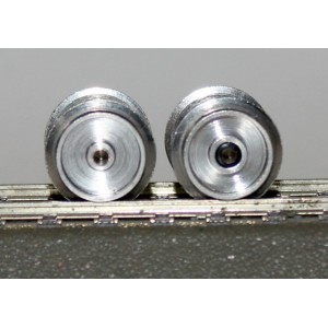 Aluminiowe koło 11,3/ 24,5 mm wagonu- Fleischmann/ Lima H0