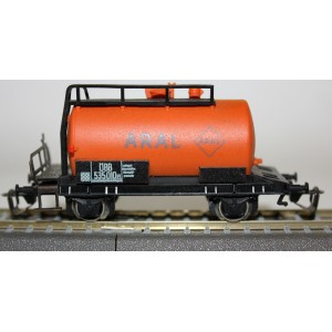 2-osiowa cysterna Aral kolei ÖBB- metalowe koła- BTTB.