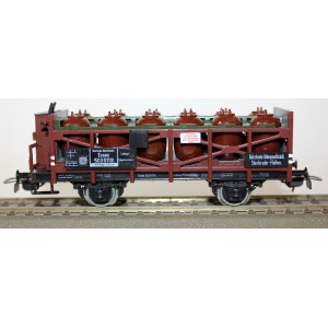 Wagon typu Essen z brekiem do przewozu kwasów kolei DRG- Piko H0