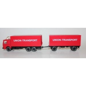 MAN Bussing z przyczepą- Union Transport - 1:87